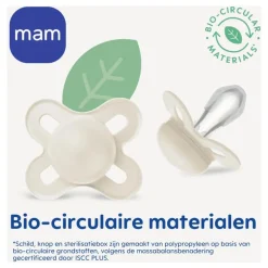 MAM Original Fopspenen Start 0-2 maanden Plain Uni 2 stuks