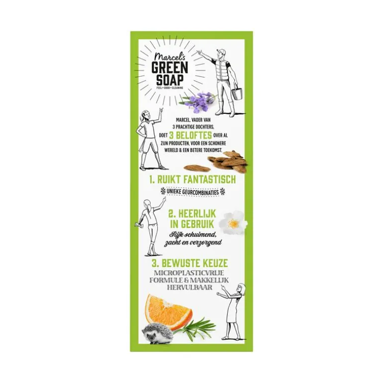 Marcel's Green Soap Glazen Handzeep 500 ML
