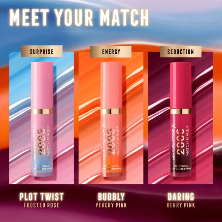 Max Factor 2000 Calorie PH Match Maker Lipgloss - Roze - 020 Plot Twist