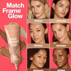 Max Factor Glow Framer bronzer en highlighter - Bruin - 20 Honey