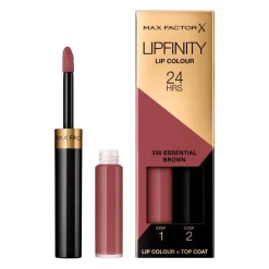 Max Factor Lipfinity Lip Colour Lipstick 350 Essential Brown
