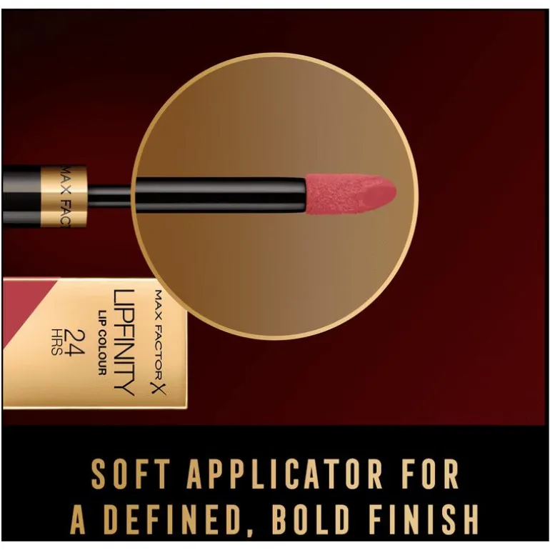 Max Factor Lipfinity Lip Colour Lipstick 330 Essential Burgundy