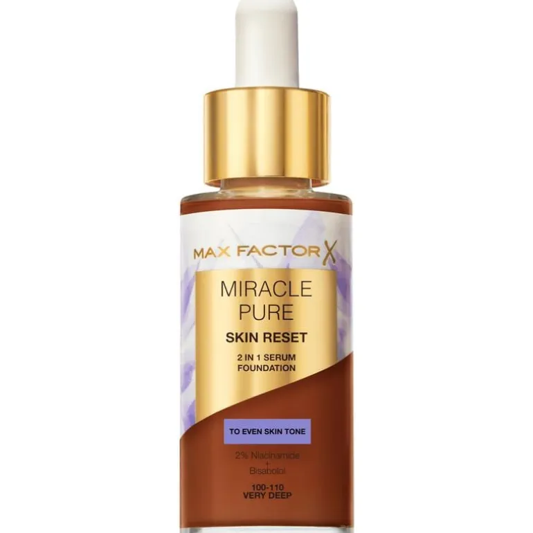 Max Factor Miracle Pure Serum Foundation 100-110 Very Deep 30 ML