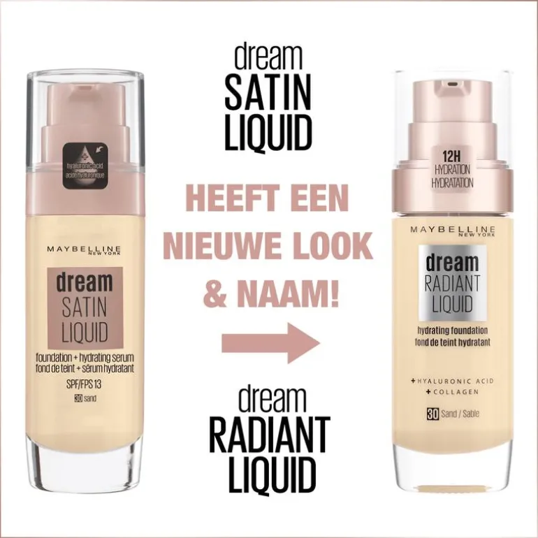 Maybelline - Dream Satin Liquid - 21 Nude - Foundation SPF13