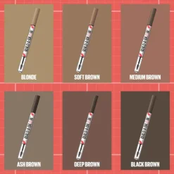 Maybelline New York BUILD A BROW Wenkbrauwpen/fixeerge 259 Ash Brown