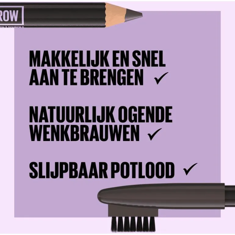 Maybelline New York Express Brow Shaping Pencil 03 Soft Brown