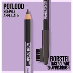 Maybelline New York Express Brow Shaping Pencil 03 Soft Brown