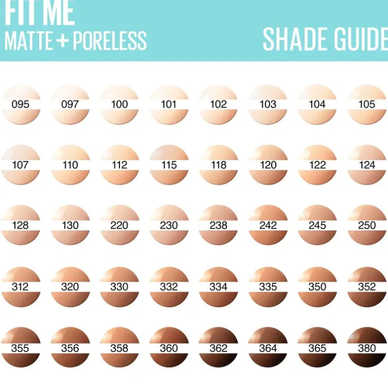Maybelline New York Fit Me Matte + Poreless Foundation 380 Rich 30 ML
