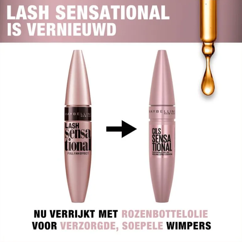 Maybelline New York Lash Sensational Mascara Intense Black Volume