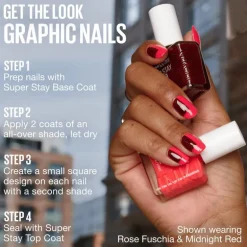 Maybelline New York Superstay Ink Bonder Nagellak 490 Hot Salsa