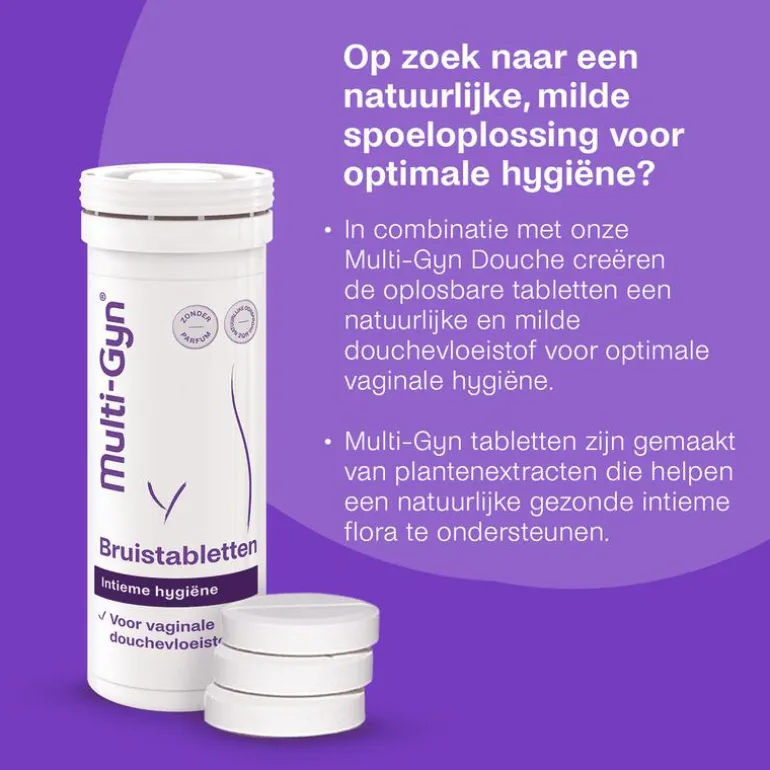 Multi-gyn Bruistabletten Voor Vaginale Douchevloeistof