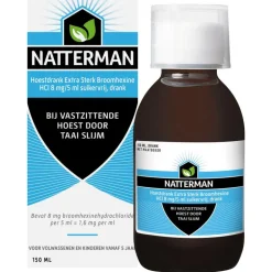 Natterman Broomhexine Extra Sterk 8mg/5ml 150 ML