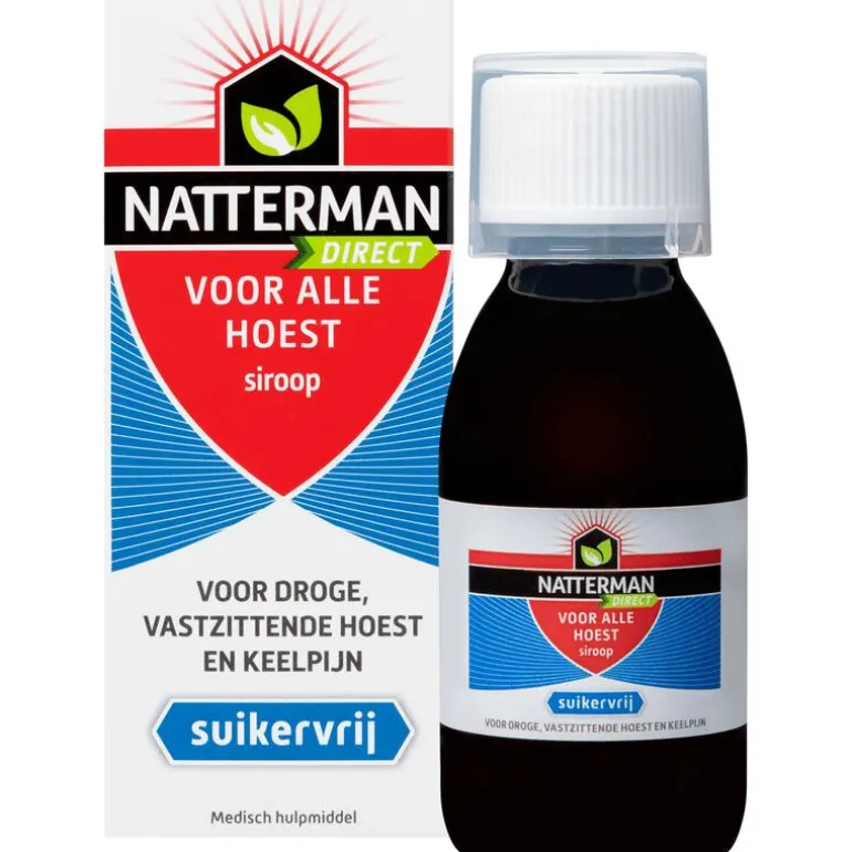 Natterman Direct Voor Alle Hoest Suikervrij Siroop 120ML