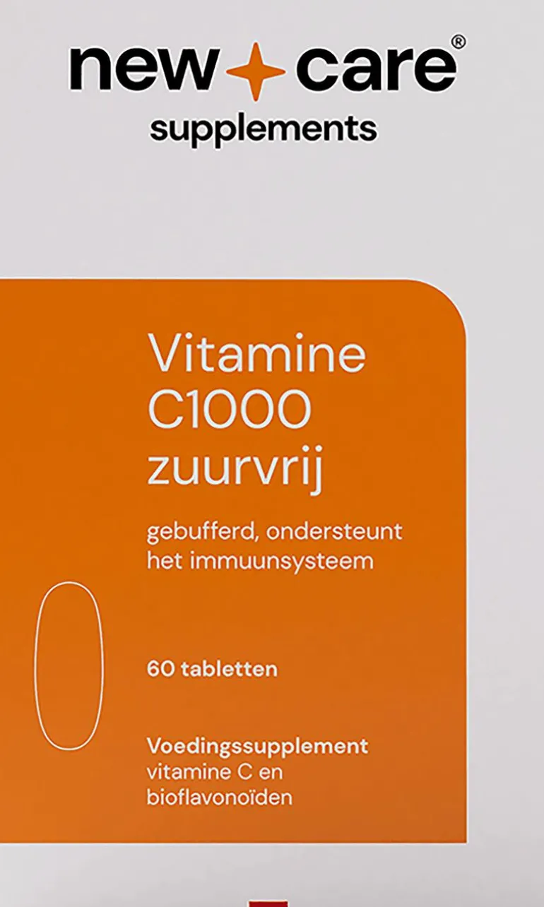 New Care Vitamine C1000 Zuurvrij Tabletten 60 stuks