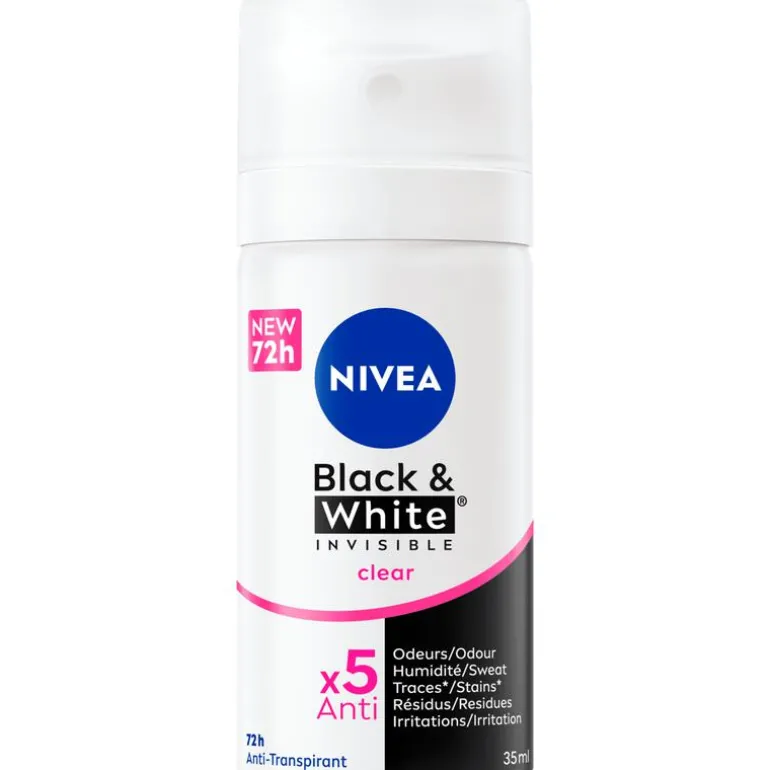 NIVEA Black & White Invisible Deodorant Spray Mini 35 ML