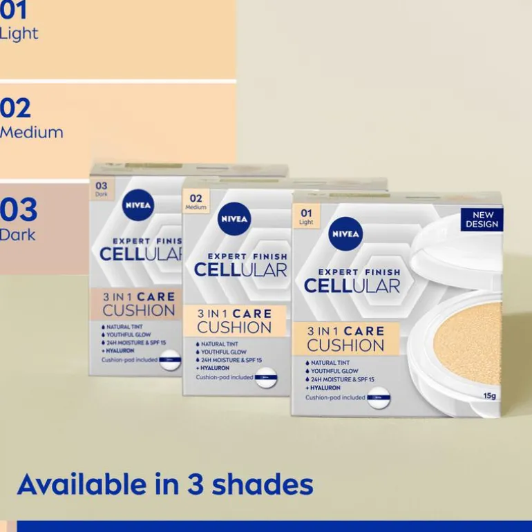 NIVEA Cellular 3-in-1 Cushion Medium 15 ML
