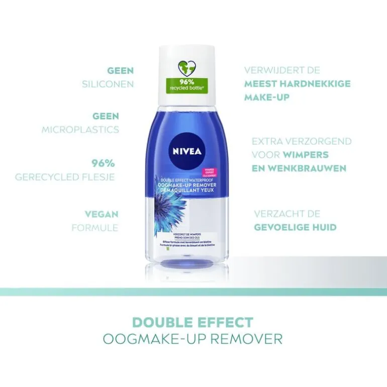 NIVEA Double Effect Waterproof Oogmake-up Remover 125 ML