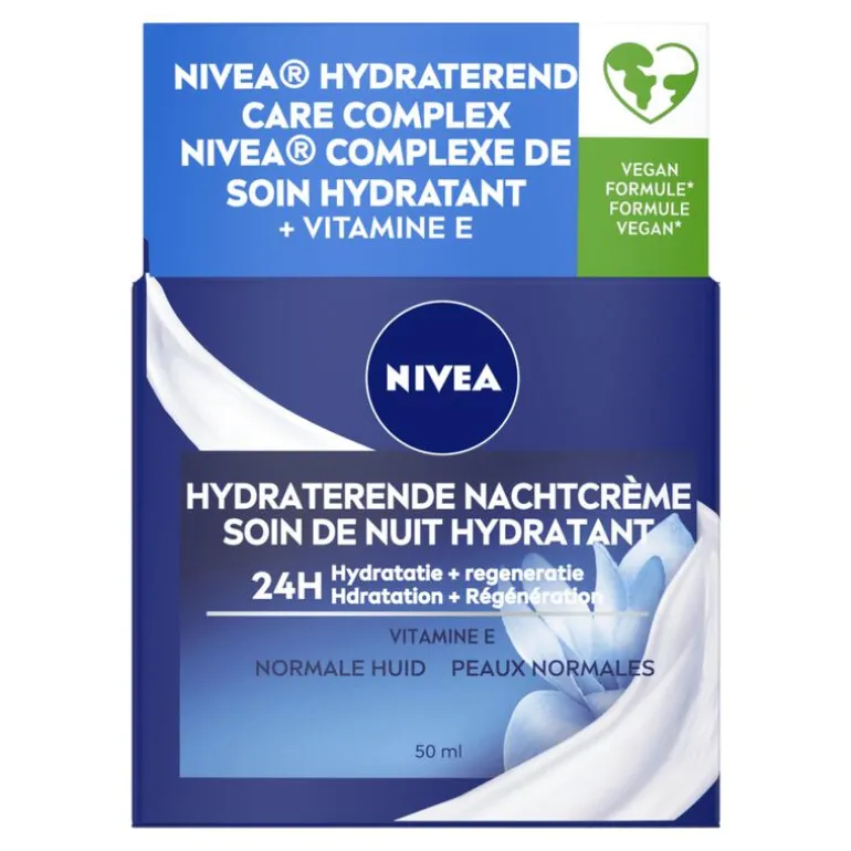 NIVEA Essentials 24u Hydraterende Nachtcrème Normale Huid 50 ML