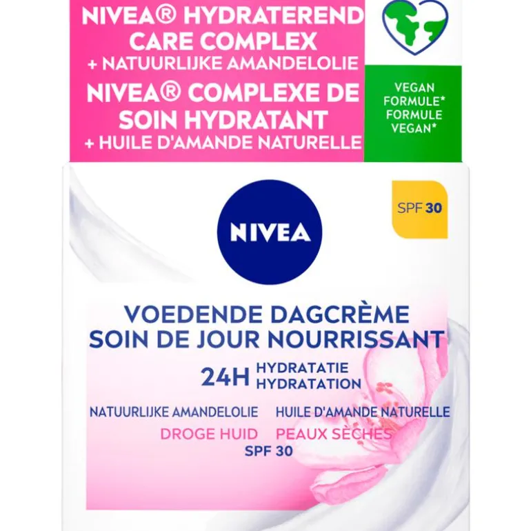 NIVEA Essentials 24u Voedende Dagcrème SPF 30 Droge Huid 50 ML