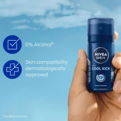 NIVEA MEN Cool Kick Deodorant Spray Mini 35 ML