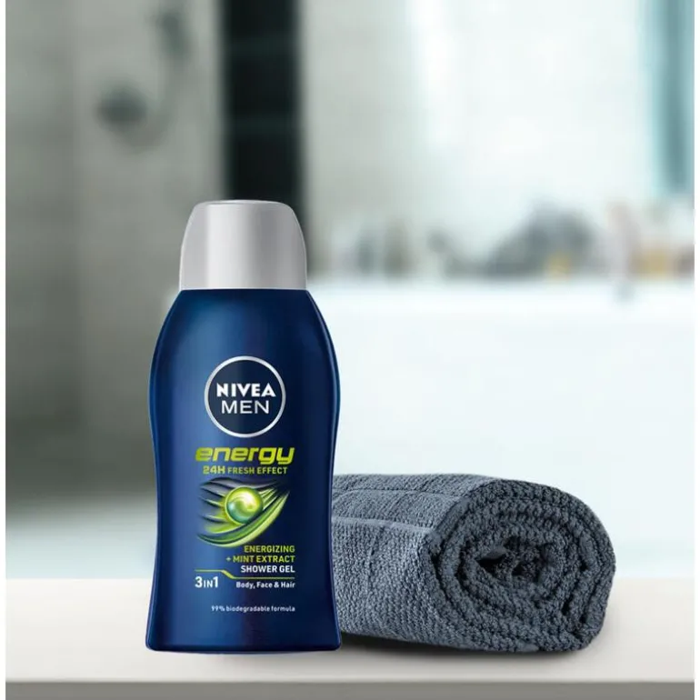 NIVEA MEN Energy Douchegel 3-in-1 Mini 50 ML
