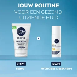 NIVEA MEN Sensitive Triple Protect Moisturizer SPF30 50 ML