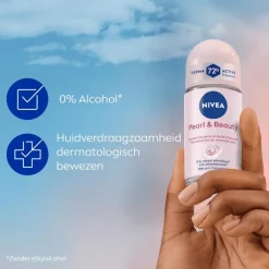 NIVEA Pearl & Beauty Deodorant Roller 50 ML