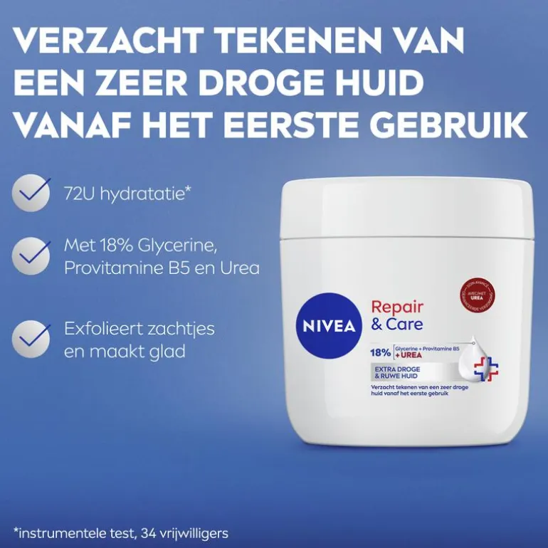 NIVEA Repair & Care Urea Intensief Hydraterende Bodycrème 400 ML