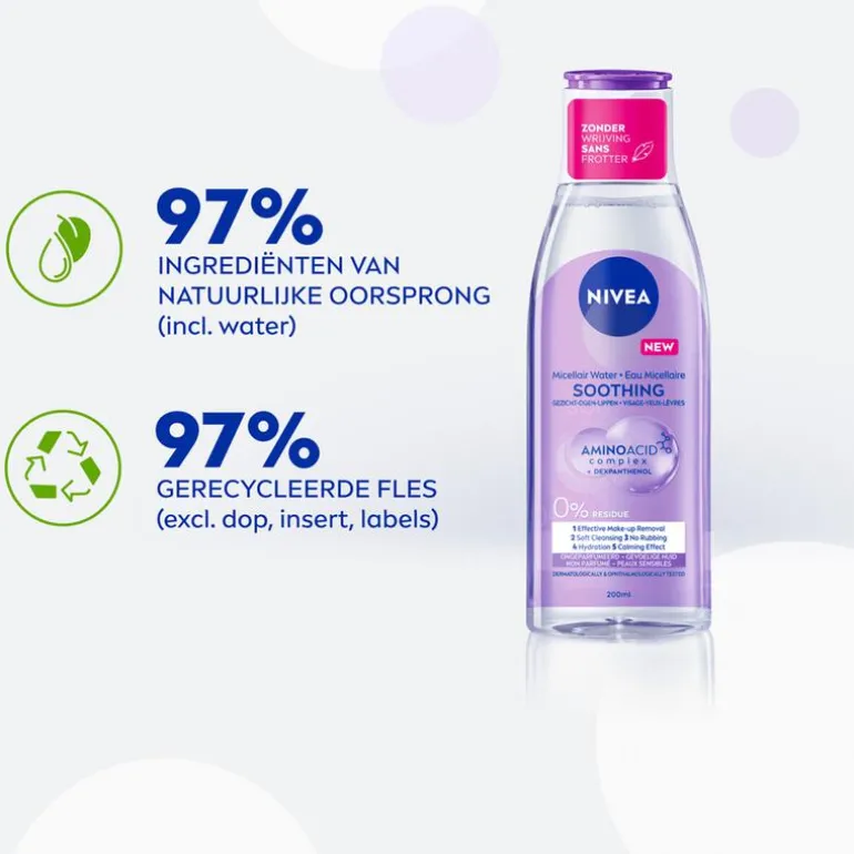 NIVEA Soothing Micellair Water Gevoelige Huid 200 ML