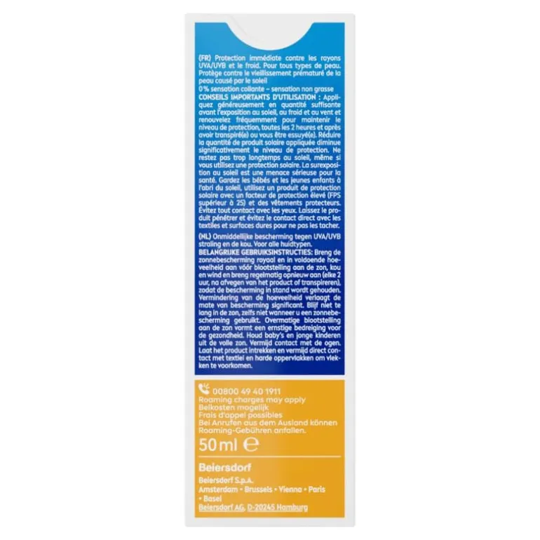 NIVEA SUN Alpin Face Zonnebrandcrème SPF50 50 ML