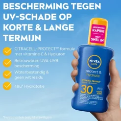 NIVEA SUN Zonnebrand Protect & Hydrate Zonnespray SPF30 200 ML