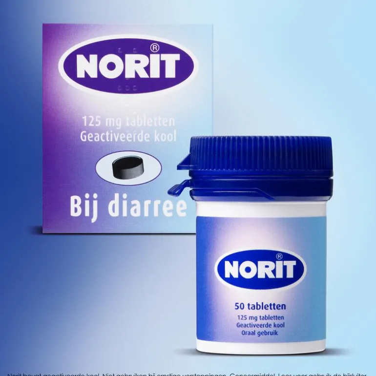 Norit 125 mg 50 tabletten