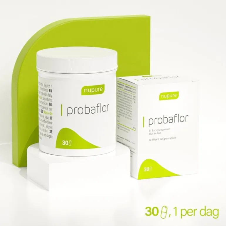 Nupure probaflor - Probiotica complex, hooggedoseerd met inulin, 30 capsules