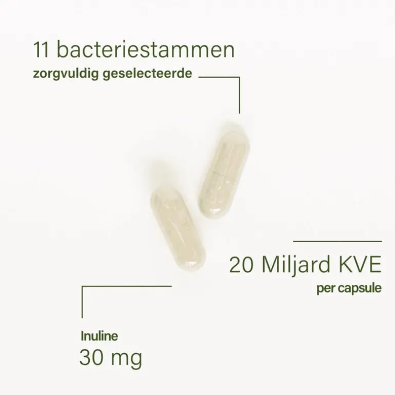 Nupure probaflor - Probiotica complex, hooggedoseerd met inulin, 30 capsules