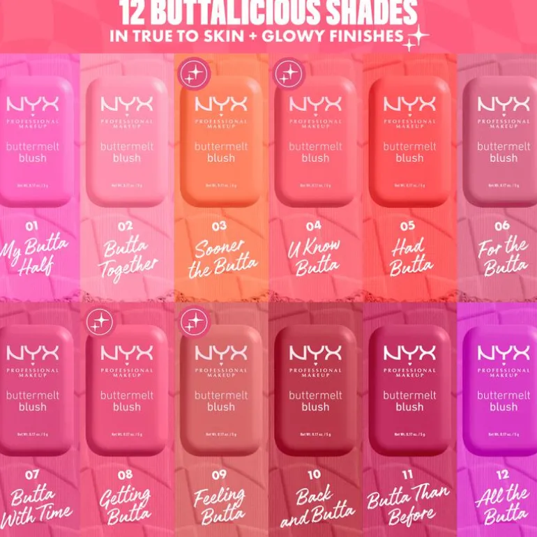 NYX Buttermelt Blush My Butta Half