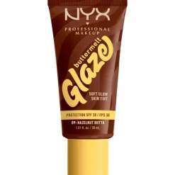 NYX Professional Makeup Buttermelt Glaze Skin Tint SPF 30 9 Hazelnut Butta
