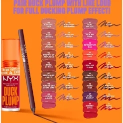 NYX Professional Makeup Duck Plump Lip Plumping Laquer Lipgloss 1 Clearly Spicy