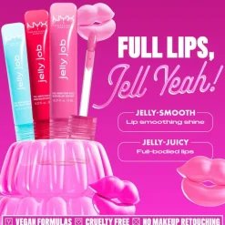 NYX Professional Makeup Jelly Job Lipgloss 01 Just Jelly Transparant