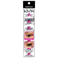 NYX Professional Makeup Jumbo Lash! 2-in-1 Zelfklevende Eyeliner