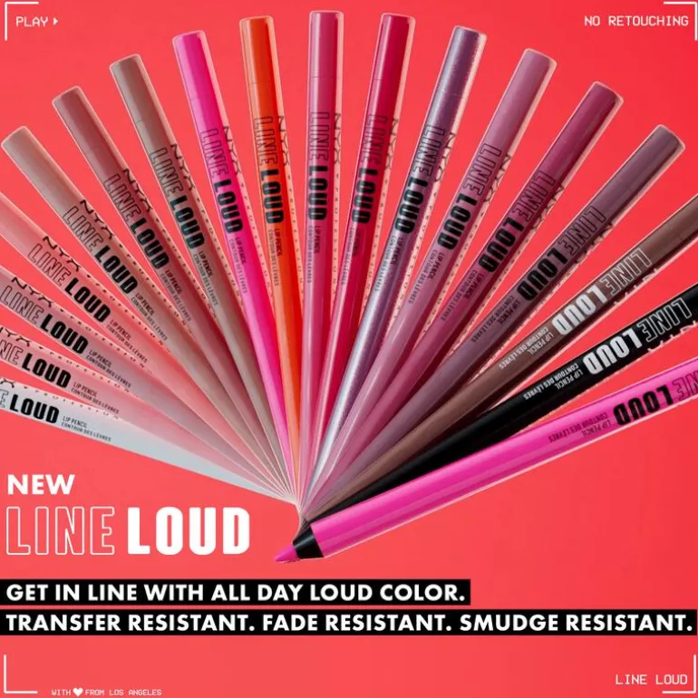 NYX Professional Makeup Line Loud Lip Liner 07 Total Baller