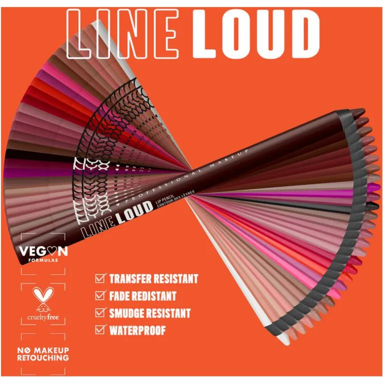 NYX Professional Makeup Line Loud Lip Liner Make A Statement