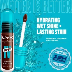 NYX Professional Makeup Lip IV Hydraterende Lipgloss Espresso Soak