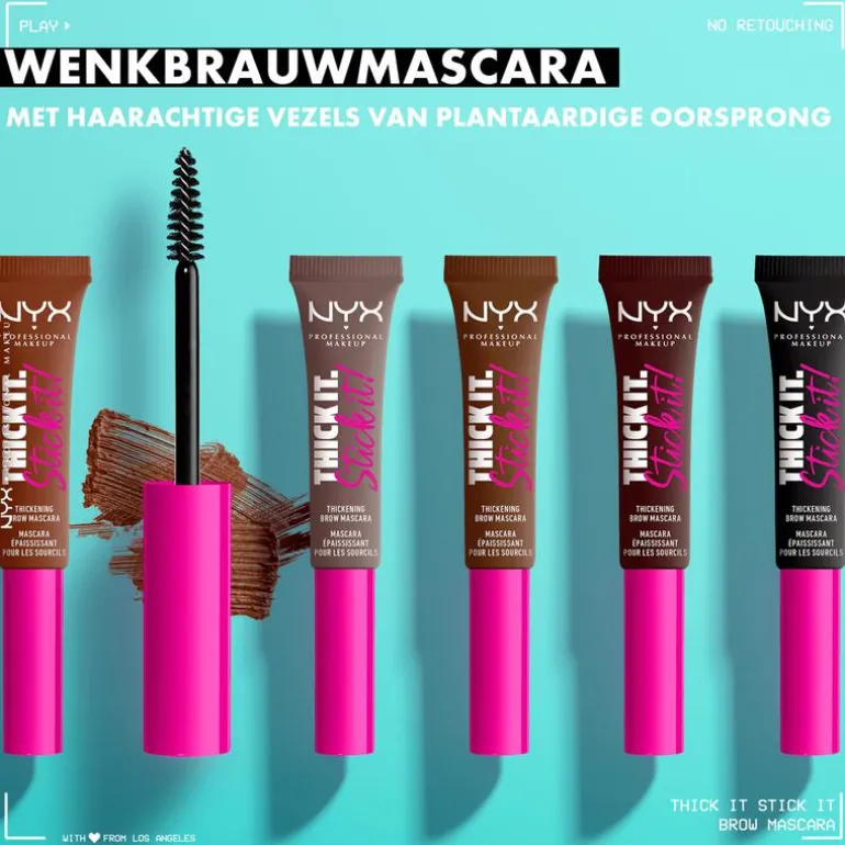 NYX Professional Makeup Thick It. Stick It! Wenkbrauwmascara 5 Cool Ash Brown