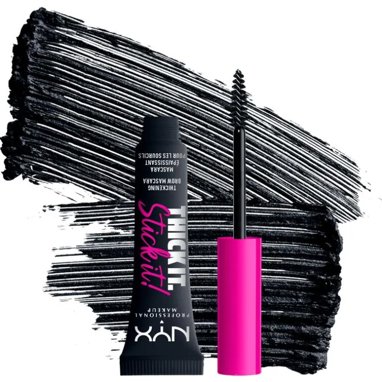 NYX Professional Makeup Thick It. Stick It! Wenkbrauwmascara 8 Black