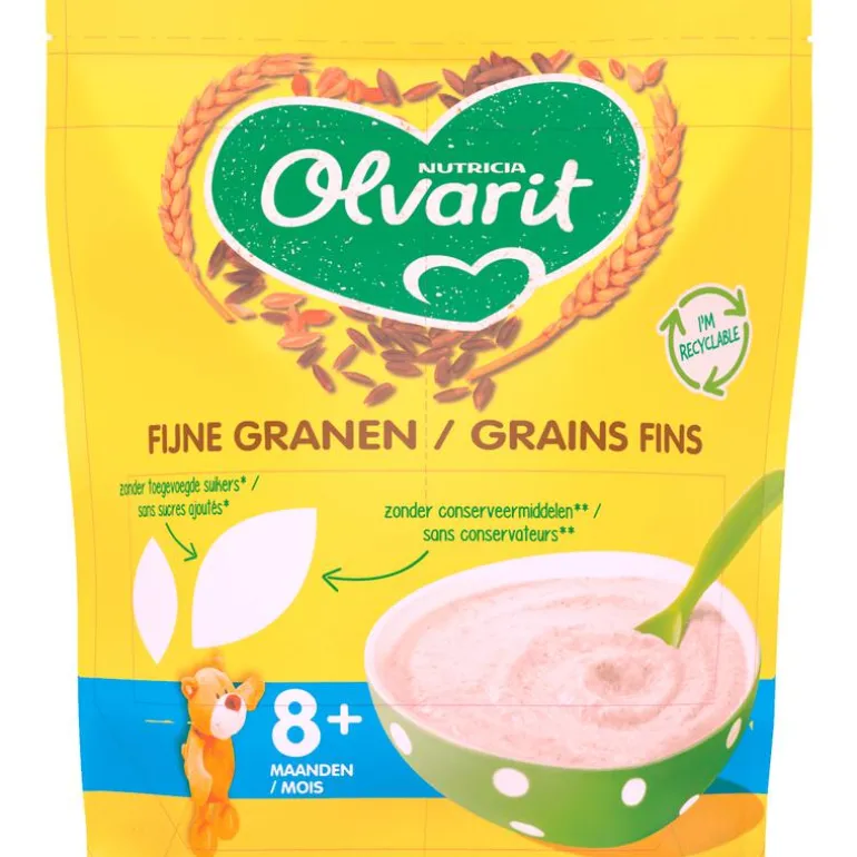Olvarit 8+M fijne granen babypap