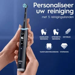 Oral-B iO 6 Duo Zwart & Roze 2 Elektrische Tandenborstels