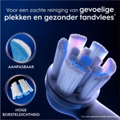 Oral-B iO Gentle Care Opzetborstels Zwart 2 Stuks