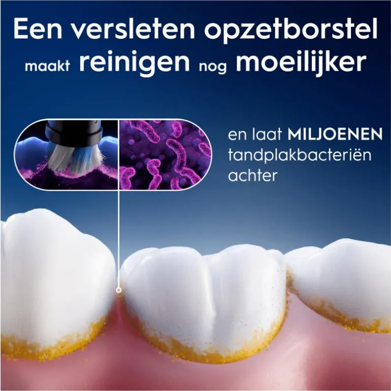 Oral-B iO Gentle Care Opzetborstels Zwart 6 Stuks