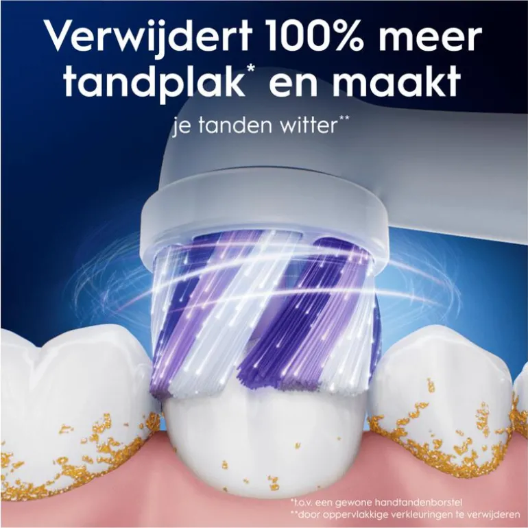 Oral-B iO Radiant White Opzetborstels Wit 2 Stuks