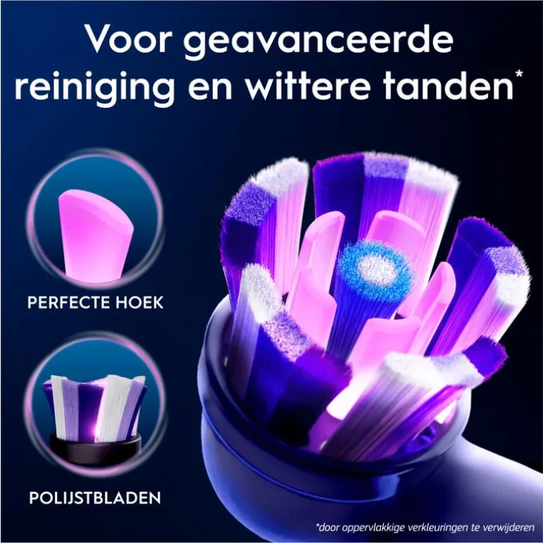 Oral-B iO Radiant White Opzetborstels Wit 2 Stuks